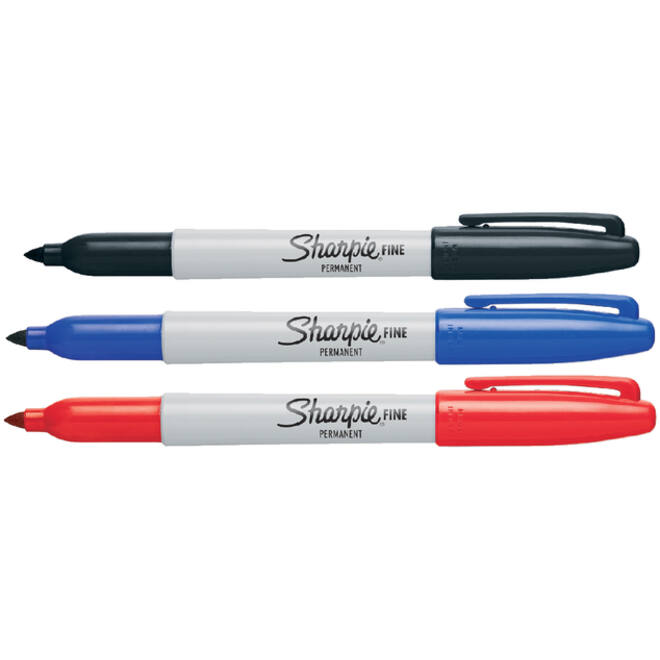Viltstift Sharpie rond fijn rood