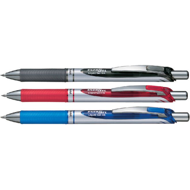 Gelschrijver Pentel BL77 Energel medium rood