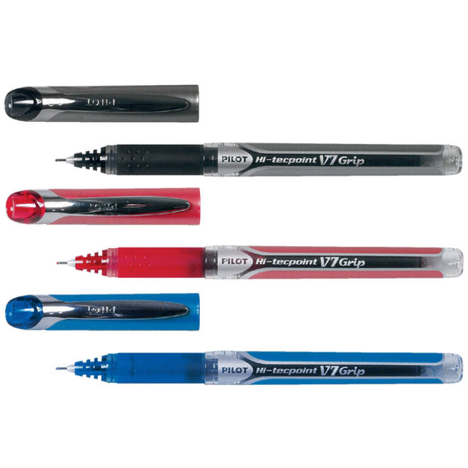 Rollerpen PILOT Hi-Tecpoint Grip V7 medium zwart