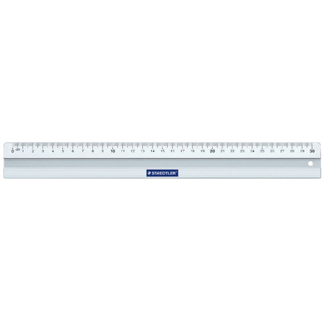 Liniaal Staedtler 563 300mm metaal