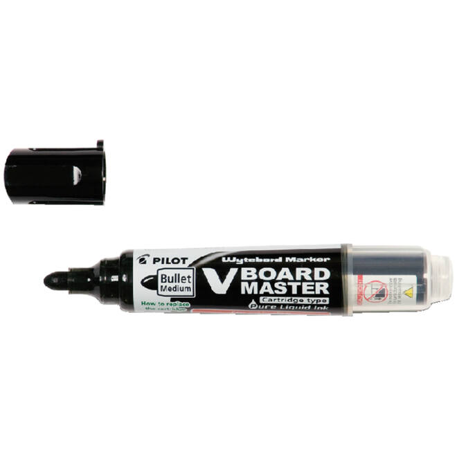 Viltstift PILOT Begreen whiteboard rond medium zwart
