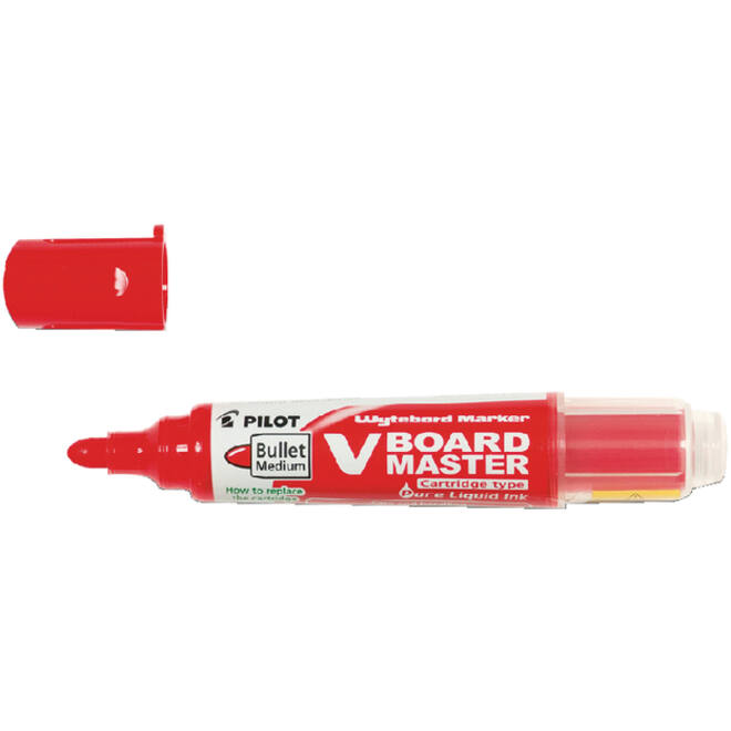 Viltstift PILOT Begreen whiteboard rond medium rood