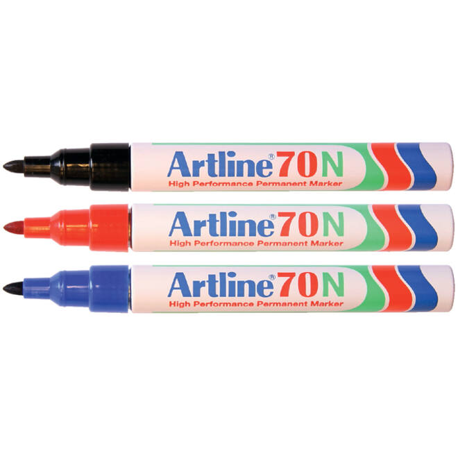 Viltstift Artline 70 rond 1.5mm zwart