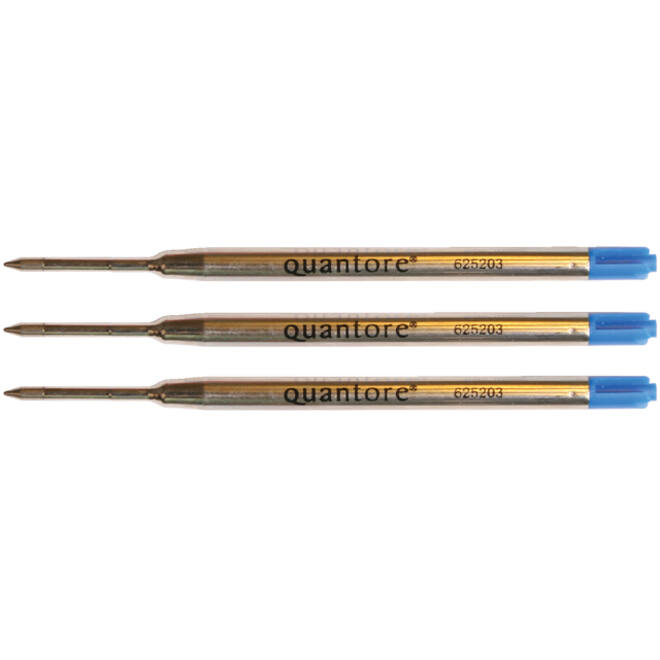 Balpenvulling Quantore blauw medium