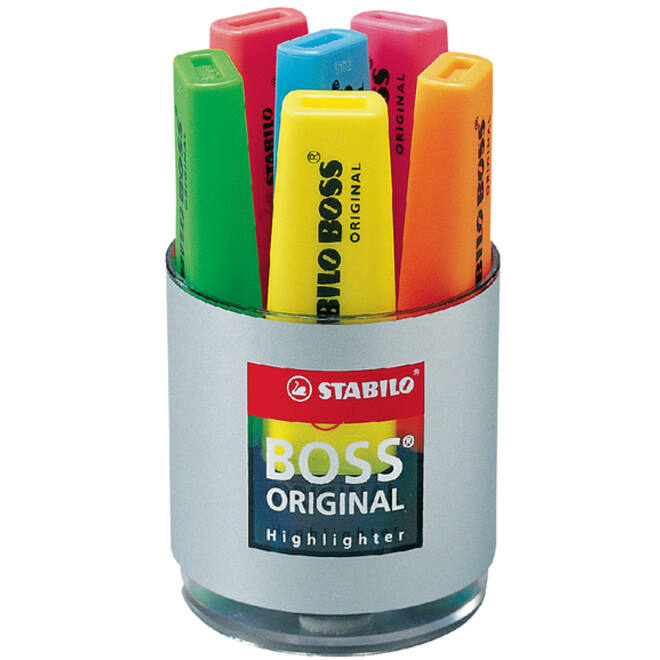 Markeerstift STABILO BOSS Original 70/06 assorti deskset à 6 stuks