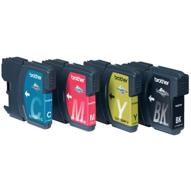 Inktcartridge Brother LC-1100HYBK zwart