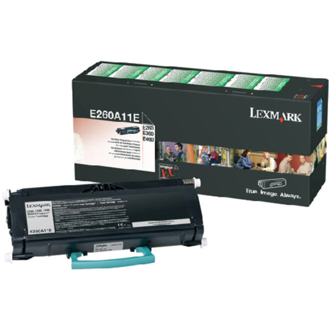Tonercartridge Lexmark E260A11E prebate zwart