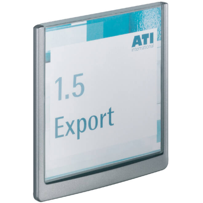 Deurbordje Durable Click sign 149x148.5mm grafiet