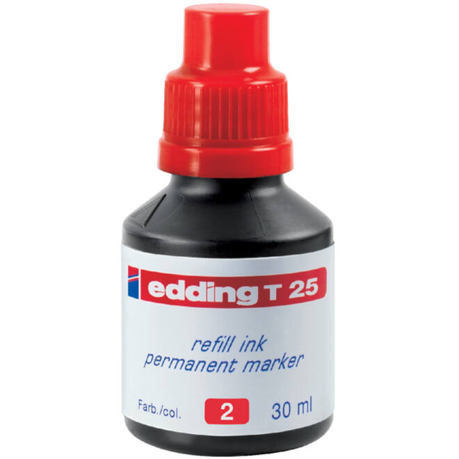 Viltstiftinkt edding T25 rood