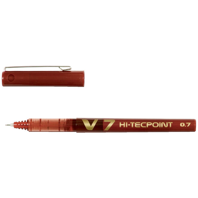 Rollerpen PILOT Hi-Tecpoint V7 medium rood