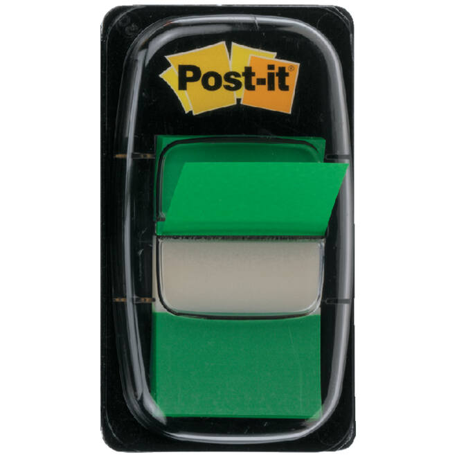 Indextabs Post-it 680 25.4x43.2mm groen 50 tabs