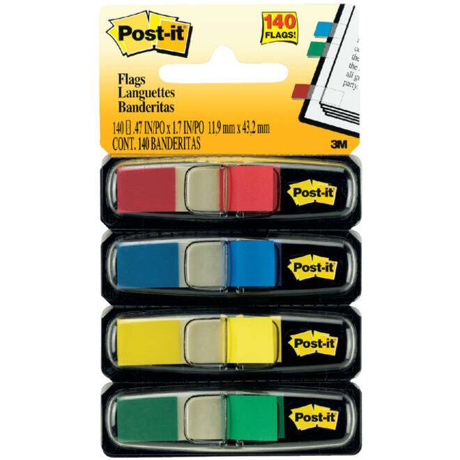 Indextabs Post-it 6834 11,9x43,1mm assorti