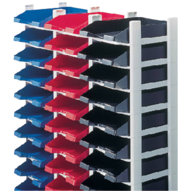 Brievenbak Leitz Plus stapelelement grijs