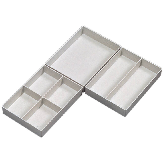 Inzetbak Djois hoog 70x122x168mm 1-vaks grijs