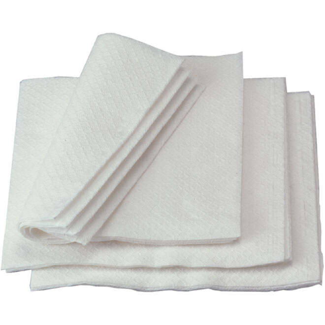 Servet IEZZY 1-laags 33x33cm wit 500 stuks 60770