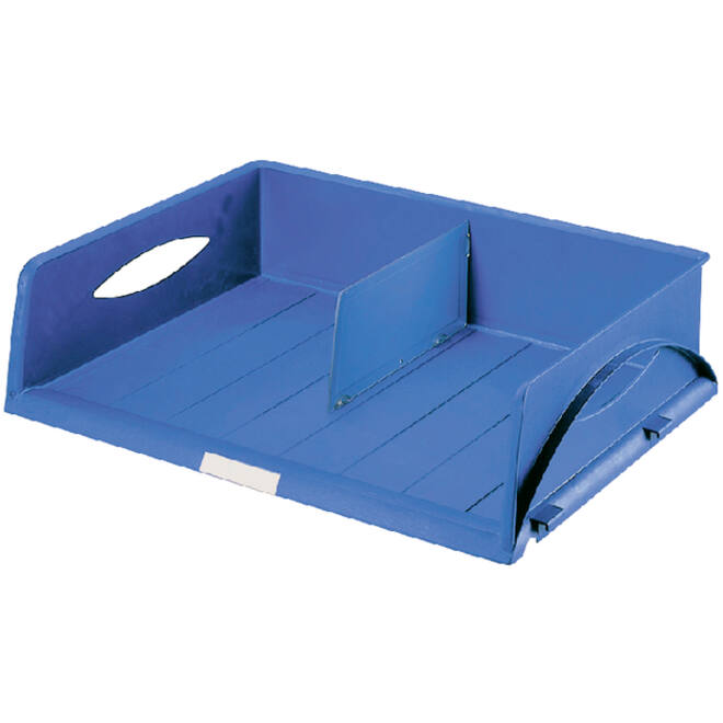 Brievenbak Leitz Sorty Jumbo A3 dwars blauw