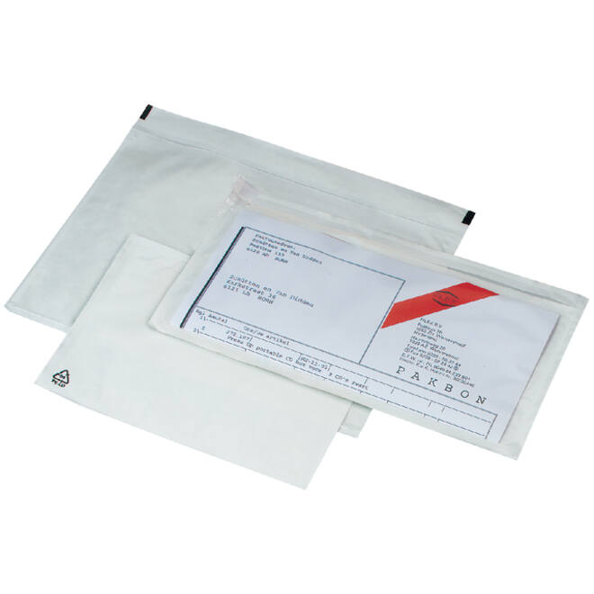 Paklijstenvelop IEZZY zelfklevend onbedrukt 225x165mm 250stuks