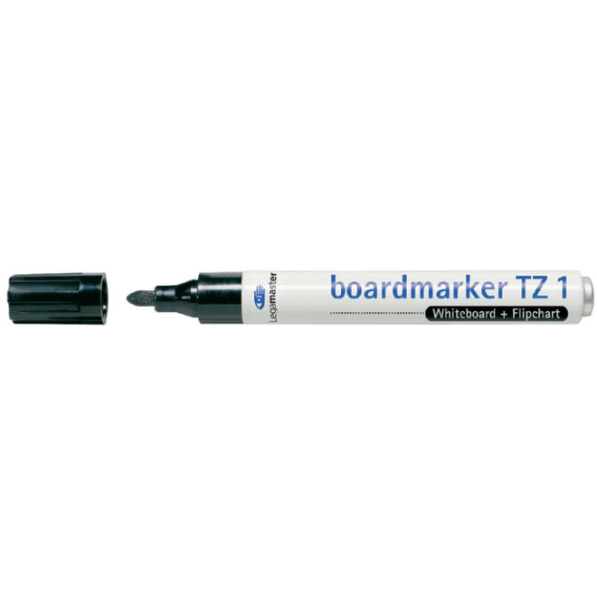 Viltstift Legamaster TZ 1 whiteboard rond 1.5-3mm zwart