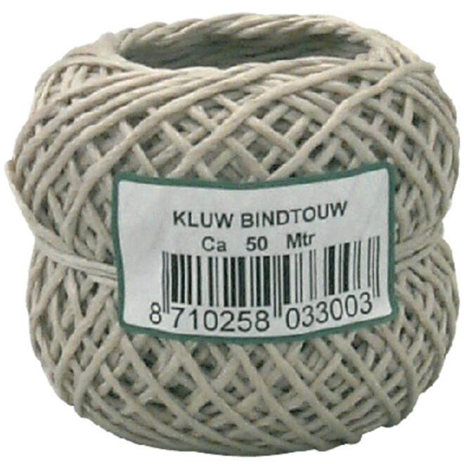 Henneptouw Muller 2-draads 50 gram ca 50 meter