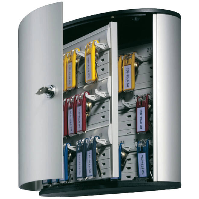 Sleutelkast Durable 36haken 302x280x118mm