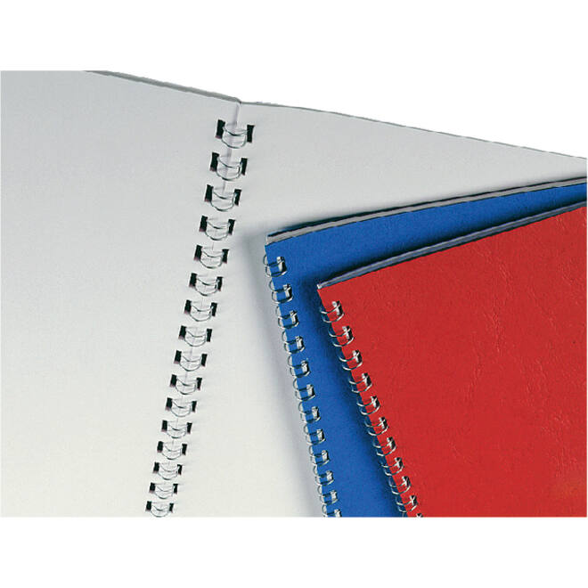 Draadrug Fellowes 12mm 34-rings A4 wit 100stuks