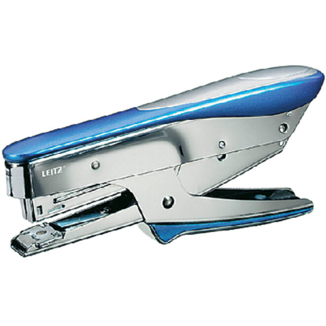 Niettang Leitz bovenlaadmodel P2 15 vel blauw