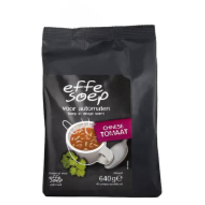 Effe Soep Vending Soep Chinese Tomaat – 640 g Zak – 40 Porties – Voor Automaat