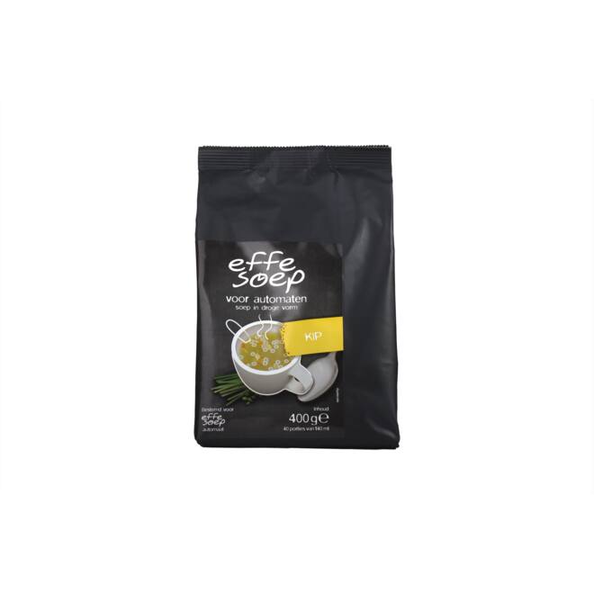 Effe Soep Automatenbouillon Kip – 1 kg Zak – Ca. 125 Porties – Voor Automaat