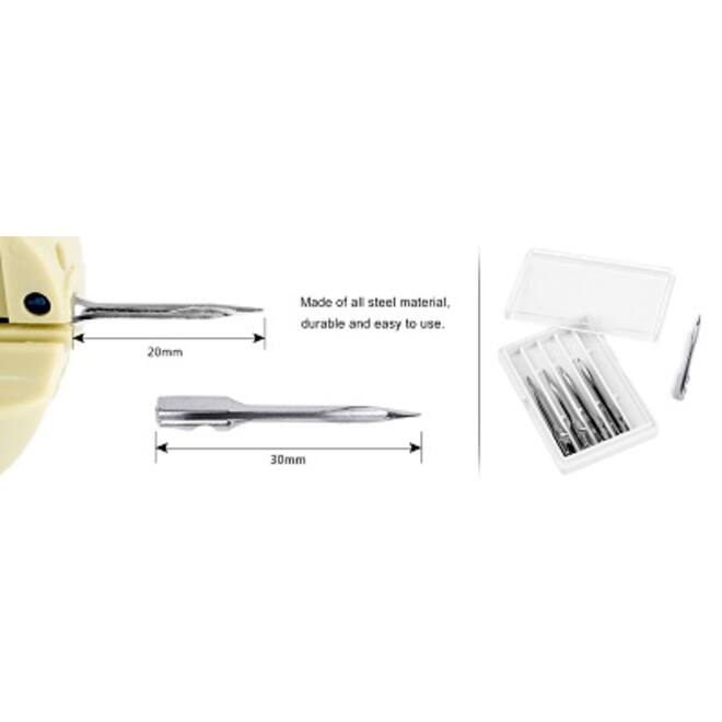 Naald S N1 Standard Needle – 29-30 mm – Geschikt voor Arrow, Banok, Tagstar, Sigel – Doos 5 stuks