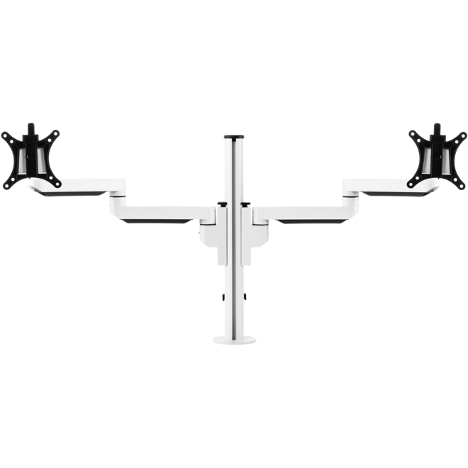 Monitorarm Galaxy Dubbel (Set) - Wit