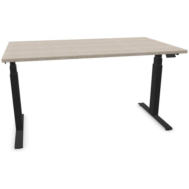 S-Line 140x80cm - Zwart / Oak Light