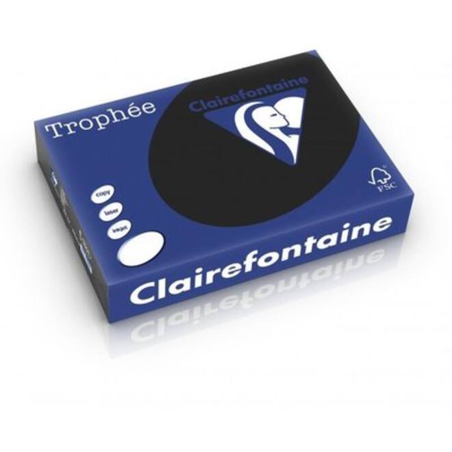 Kopieerpapier Clairefontaine Trophee (BE) A4 120gr Zwart