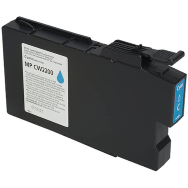 Ricoh MP CW2200 gelcartridge cyaan 100ml (460 afdrukken)