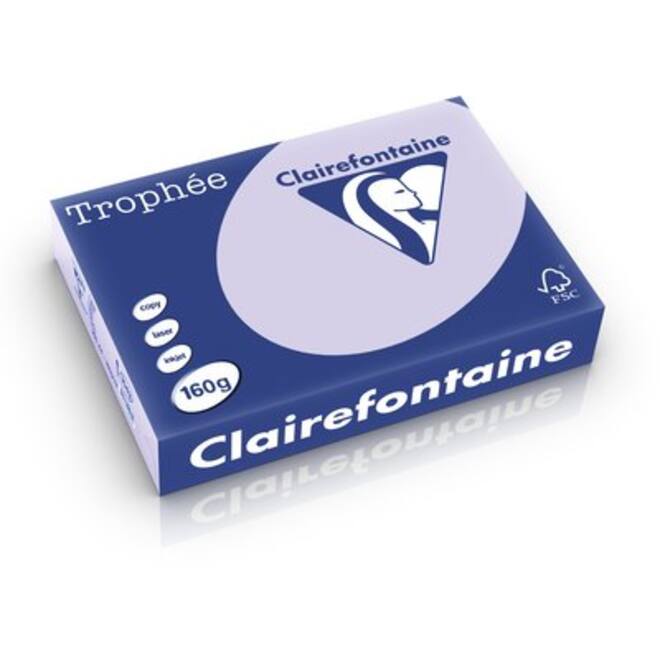 Kopieerpapier Clairefontaine Trophee pastel 80g/m² lila 1872 210 x 297 mm A4 LG