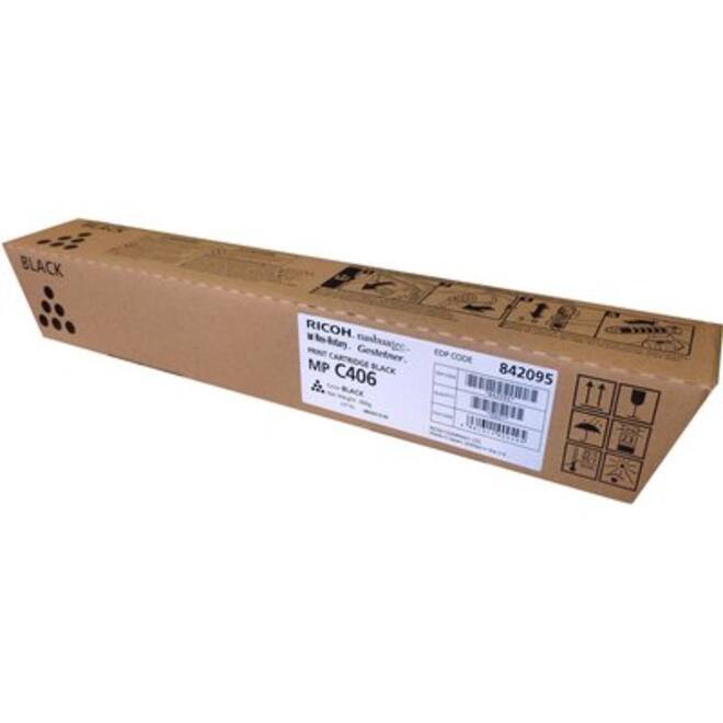 Ricoh MP C406 toner zwart (capaciteit 17.000 afdrukken)