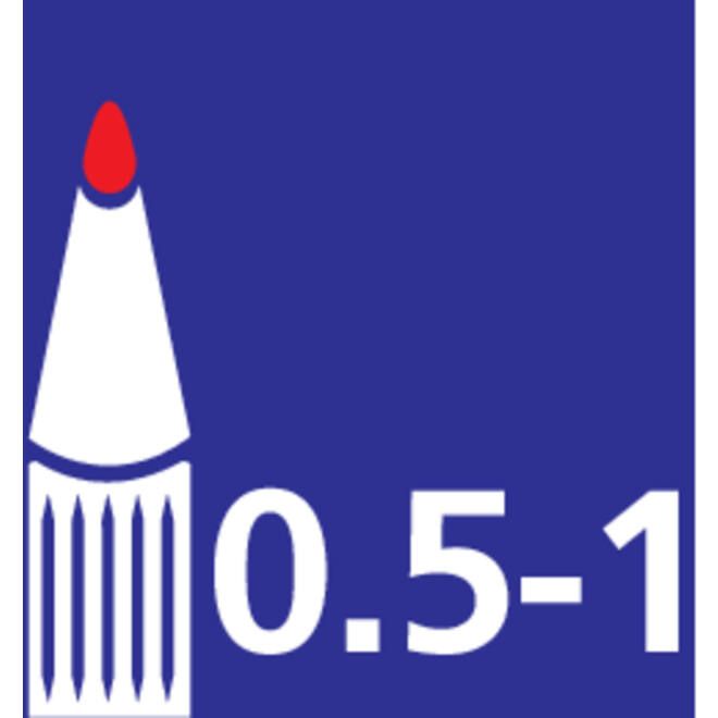 Fineliner edding 1200 fijn assorti blik à 20 stuks