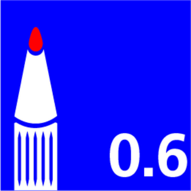 Viltstift Staedtler Lumocolor 316 non permanent F rood
