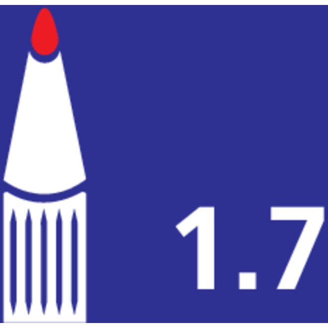 Viltstift Bic 2000 ecolutions rond large blauw