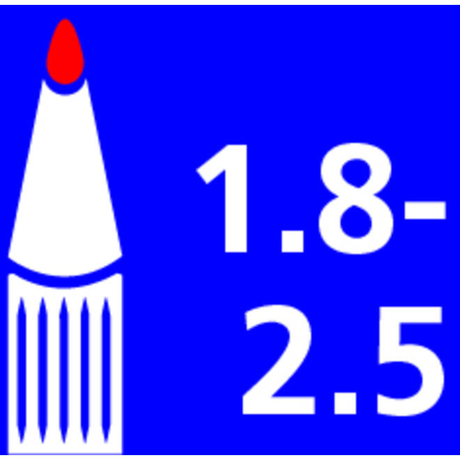Krijtstift Uni-ball chalk rond 1.8-2.5mm paars