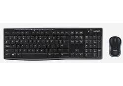 Toetsenbord Logitech MK270 Qwerty +muis zwart