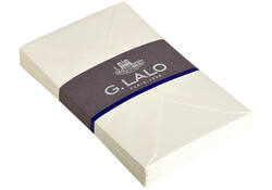 Envelop G.Lalo bank C6 114x162mm gegomd gevergeerd wit pak à 25 stuks