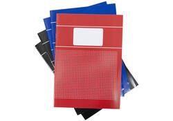 Schrift A4 ruit 5x5mm 80 pagina's 60gr assorti