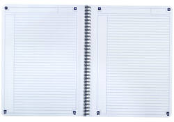 Spiraalblok Oxford Touch A4 lijn 140 pagina's 80gr blauw