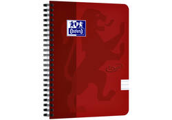 Spiraalblok Oxford Touch A5 lijn 140 pagina's 80gr rood