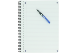 Collegeblok Oxford School A4+ lijn 23-gaats 160 pagina's 80gr voordeelpak assorti