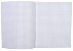 Schrift Qbasic 210x165mm ruit 5mm 80blz 70gr assorti