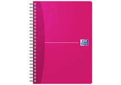 Spiraalblok Oxford Essentials A5 lijn 180 pagina's 80gr assorti