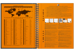 Spiraalblok Oxford International Notebook A5+ ruit 5mm