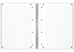 Spiraalblok Oxford International Notebook A4+ ruit 5mm