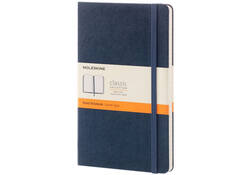Notitieboek Moleskine large 130X210mm lijn hard cover sapphire blue